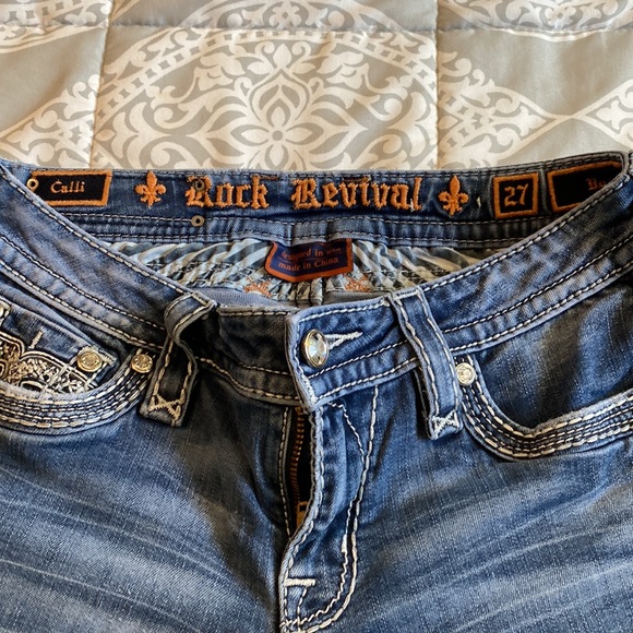 Rock Revival size 27 Calli boot cut 31 inseam like new - Picture 5 of 6